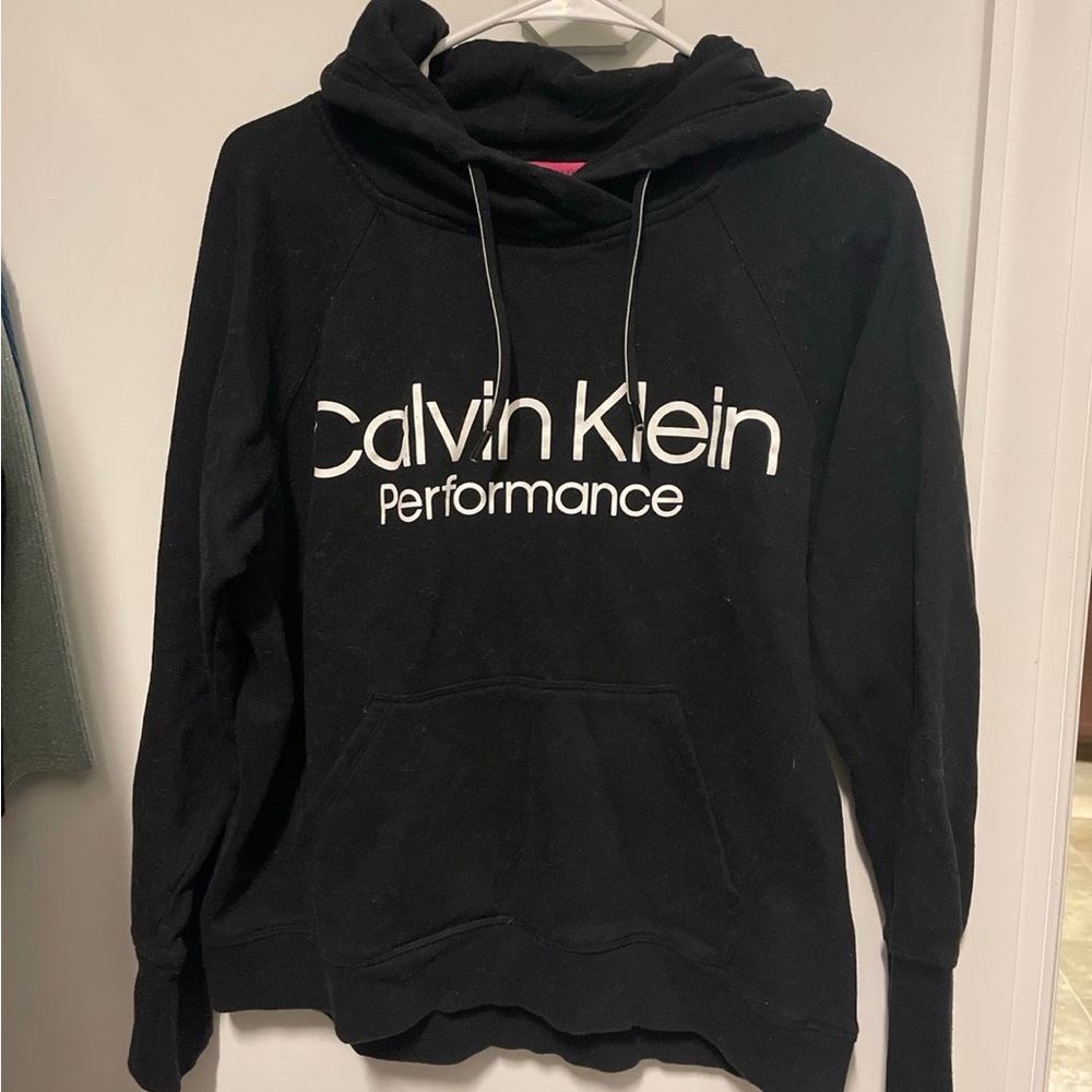 Calvin Klein Performance Black and Pink Hoodie